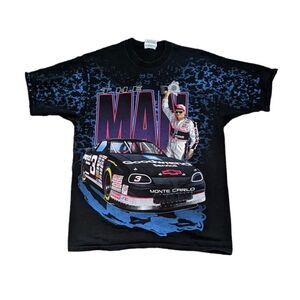 Chase Racewear NASCAR All Over Print DALE EARNHARDT THE MAN T-shirt Large AOP